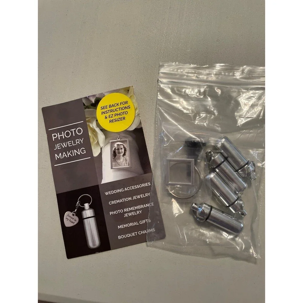 Cremation Jewelry making Kit  Memorial gift